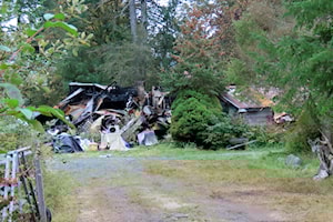 Structure fire in Merville