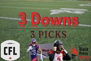 3 Downs, 3 Picks: Previewing week 15 of the CFL season